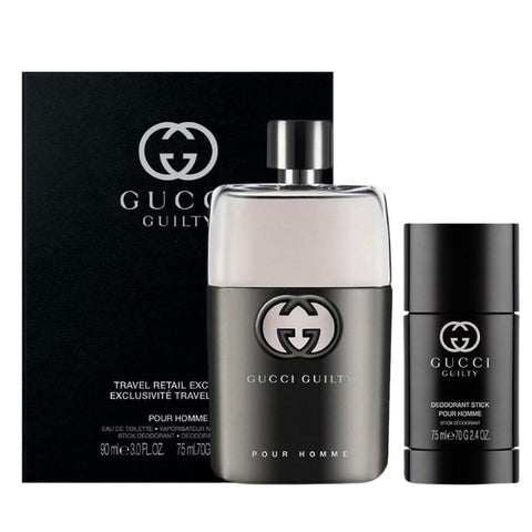 Gucci Guilty Pour Homme by Gucci for Men 3.0 oz EDT 2 PC Gift Set