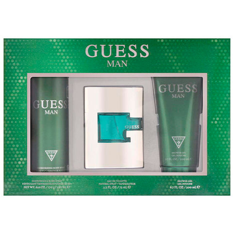 Guess Man by Guess for Men 2.5 oz EDT 3pc Gift Set