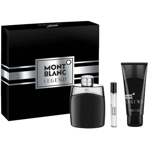 Legend By Mont Blanc For Men 3.4 EDT 3PC Gift Set