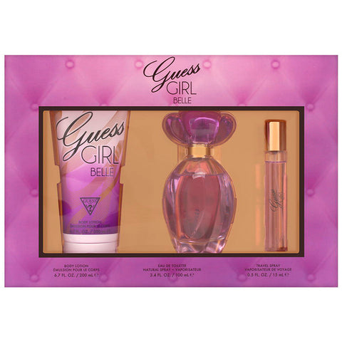 Guess Girl Belle by Guess for Women 3.4 oz EDT 3pc Gift Set